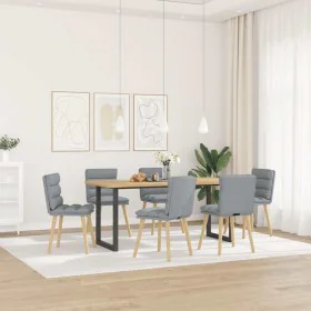 Sillas de comedor 6 unidades de tela gris claro von , Essstühle - Ref: Foro24-3315663, Preis: 317,98 €, Rabatt: %