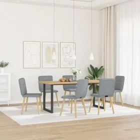 Sillas de comedor 6 unidades de tela gris claro von , Essstühle - Ref: Foro24-3315590, Preis: 299,32 €, Rabatt: %