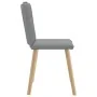 Sillas de comedor 6 unidades de tela gris claro de , Sillas de comedor - Ref: Foro24-3315590, Precio: 299,31 €, Descuento: %