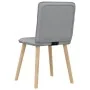 Sillas de comedor 6 unidades de tela gris claro de , Sillas de comedor - Ref: Foro24-3315590, Precio: 299,31 €, Descuento: %
