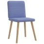 Sillas de comedor 4 uds tela azul jeans de , Sillas de comedor - Ref: Foro24-3315254, Precio: 198,44 €, Descuento: %
