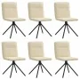 Sillas de comedor 6 unidades tela color crema von , Essstühle - Ref: Foro24-3315609, Preis: 300,95 €, Rabatt: %