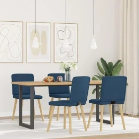 Sillas de comedor 4 unidades tela azul von , Essstühle - Ref: Foro24-3315305, Preis: 195,94 €, Rabatt: %