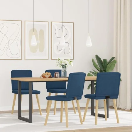 Sillas de comedor 4 unidades tela azul von , Essstühle - Ref: Foro24-3315305, Preis: 195,92 €, Rabatt: %