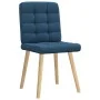 Sillas de comedor 6 unidades tela azul de , Sillas de comedor - Ref: Foro24-3315469, Precio: 302,21 €, Descuento: %