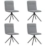 Sillas de comedor 4 unidades tela gris claro de , Sillas de comedor - Ref: Foro24-3315332, Precio: 201,40 €, Descuento: %