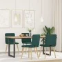 Sillas de comedor 4 unidades tela verde oscuro von , Essstühle - Ref: Foro24-3315249, Preis: 198,44 €, Rabatt: %