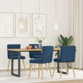 Sillas de comedor 4 unidades tela azul von , Essstühle - Ref: Foro24-3315401, Preis: 212,78 €, Rabatt: %