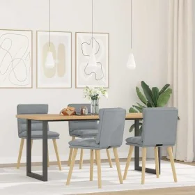 Sillas de comedor 4 unidades tela gris claro von , Essstühle - Ref: Foro24-3315393, Preis: 212,78 €, Rabatt: %