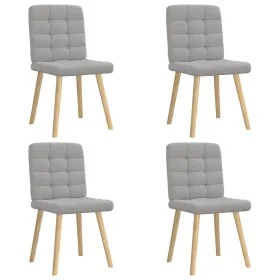 Sillas de comedor 4 uds tela gris nube by , dining chairs - Ref: Foro24-3315200, Price: 202,28 €, Discount: %