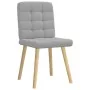 Sillas de comedor 4 uds tela gris nube de , Sillas de comedor - Ref: Foro24-3315200, Precio: 202,26 €, Descuento: %