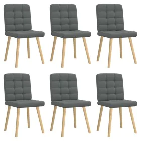 Sillas de comedor 6 unidades tela gris oscuro von , Essstühle - Ref: Foro24-3315462, Preis: 303,48 €, Rabatt: %