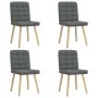 Sillas de comedor giratorias 4 unidades tela gris oscuro by , dining chairs - Ref: Foro24-3315192, Price: 203,10 €, Discount: %
