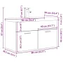 Mueble de baño con lavabo incorporado y grifo roble Sonoma von , Badezimmermöbel - Ref: Foro24-3325015, Preis: 211,86 €, Raba...
