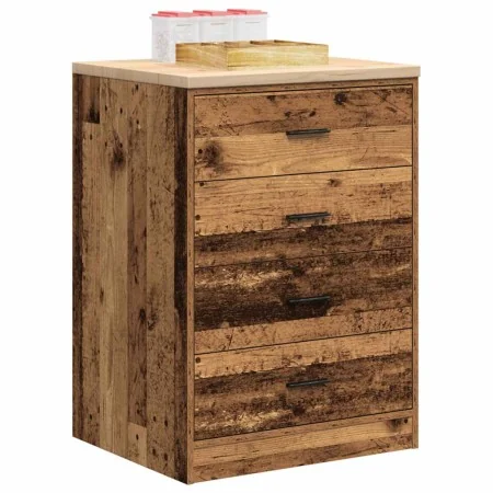 Armario garaje madera vieja 60x51x85 cm Madera maciza de pino von , Armarios industriales - Ref: Foro24-860605, Preis: 94,89 ...