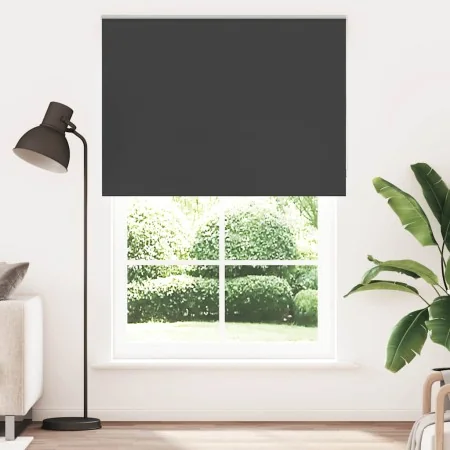 Estor Enrollable Opaco negro 150x210 cm Tela Ancho 146,6 cm by , Blinds and blinds - Ref: Foro24-4010930, Price: 43,00 €, Dis...