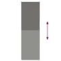 Estor Enrollable Opaco gris 50x130 cm Tela Ancho 45,7 cm de , Persianas y estores - Ref: Foro24-4011092, Precio: 14,21 €, Des...
