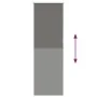 Estor Enrollable Opaco gris 55x150 cm Tela Ancho 55,7 cm by , Blinds and blinds - Ref: Foro24-4011120, Price: 15,43 €, Discou...