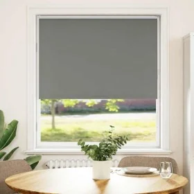 Estor Enrollable Opaco gris 105x150 cm Tela Ancho 100,7 cm by , Blinds and blinds - Ref: Foro24-4011129, Price: 19,67 €, Disc...