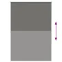 Estor Enrollable Opaco gris 105x175 cm Tela Ancho 100,7 cm by , Blinds and blinds - Ref: Foro24-4011155, Price: 20,57 €, Disc...