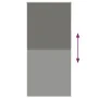 Estor Enrollable Opaco gris 115x210 cm Tela Ancho 110,7 cm by , Blinds and blinds - Ref: Foro24-4011183, Price: 30,41 €, Disc...