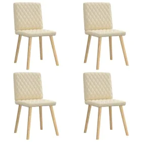 Sillas de comedor 4 unidades tela color crema von , Essstühle - Ref: Foro24-3315228, Preis: 199,31 €, Rabatt: %