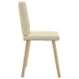 Sillas de comedor 4 unidades tela color crema von , Essstühle - Ref: Foro24-3315228, Preis: 199,31 €, Rabatt: %