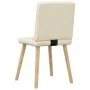 Sillas de comedor 4 unidades tela color crema von , Essstühle - Ref: Foro24-3315228, Preis: 199,31 €, Rabatt: %