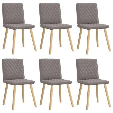 Sillas de comedor 6 unidades de tela gris taupe von , Essstühle - Ref: Foro24-3315497, Preis: 297,73 €, Rabatt: %