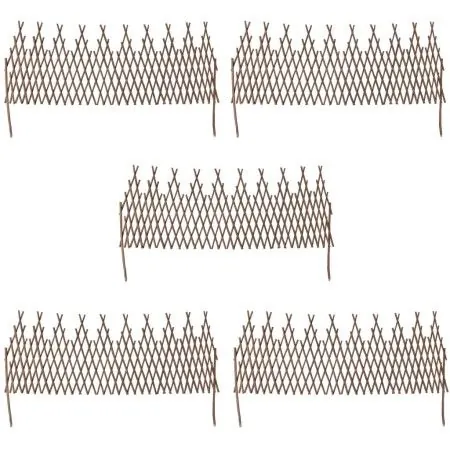 Willow trellis fence 5 pieces by vidaXL, fence panels - Ref: Foro24-141620, Price: 35,55 €, Discount: %