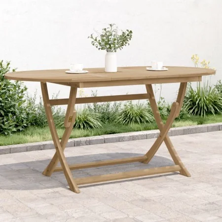 Mesa de jardín plegable madera maciza de acacia 160x85x75 cm by , Garden tables - Ref: Foro24-365746, Price: 128,53 €, Discou...