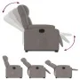 Sillón reclinable elevable tela gris taupe de , Sillones - Ref: Foro24-3205210, Precio: 319,55 €, Descuento: %
