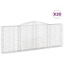 Cestas de gaviones 20 uds forma de arco hierro 400x30x140/160cm by , Pots and planters - Ref: Foro24-3146902, Price: 2,00 €, ...