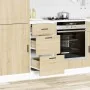 Mueble bajo de cocina porto roble sonoma madera reconstituida de , Armarios de cocina - Ref: Foro24-854223, Precio: 86,36 €, ...