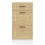 Mueble bajo de cocina porto roble sonoma madera reconstituida de , Armarios de cocina - Ref: Foro24-854223, Precio: 86,36 €, ...