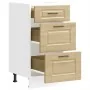 Mueble bajo de cocina porto roble sonoma madera reconstituida de , Armarios de cocina - Ref: Foro24-854223, Precio: 86,36 €, ...