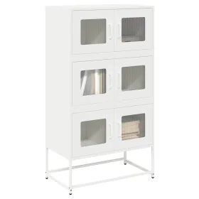 Aparador de acero blanco 68x39x123 cm von , Sideboards - Ref: Foro24-853355, Preis: 136,45 €, Rabatt: %