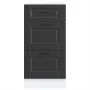 Mueble bajo de cocina Porto madera contrachapada negro de , Armarios de cocina - Ref: Foro24-854221, Precio: 82,13 €, Descuen...