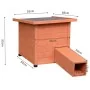 @Pet Casa para erizos XL madera marrón 53x65x52cm de , Jaulas para pájaros y animales - Ref: Foro24-447625, Precio: 125,25 €,...