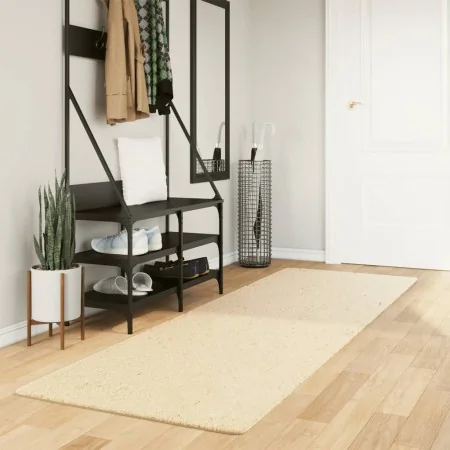 Alfombra de pelo corto suave lavable HUARTE crema 80x250 cm by , Rugs - Ref: Foro24-375035, Price: 48,68 €, Discount: %