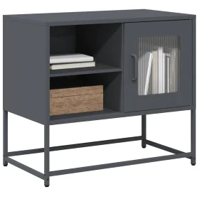 Mueble para TV de acero gris antracita 68x39x60,5 cm de , Muebles TV - Ref: Foro24-853388, Precio: 68,64 €, Descuento: %
