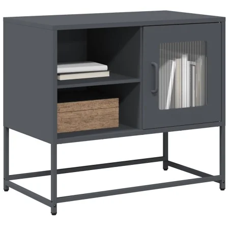 Mueble para TV de acero gris antracita 68x39x60,5 cm by , TV Furniture - Ref: Foro24-853388, Price: 68,64 €, Discount: %