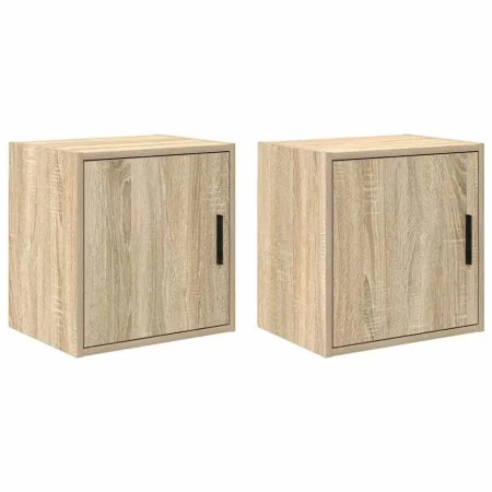 Armarios de pared 2 uds para garaje madera de ingeniería de , Armarios industriales - Ref: Foro24-860630, Precio: 61,42 €, De...