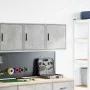 Armarios de pared 2 uds para garaje madera de ingeniería de , Armarios industriales - Ref: Foro24-860632, Precio: 60,56 €, De...
