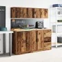 Armario de pared para garaje madera ingeniería madera antigua de , Armarios industriales - Ref: Foro24-860639, Precio: 35,89 ...