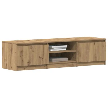 Mueble de TV madera de ingeniería roble artisan 140x40x36 cm von , TV-Möbel - Ref: Foro24-861139, Preis: 98,89 €, Rabatt: %