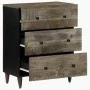Aparadores 2 uds de madera maciza de mango gris claro von , Schließfächer und Lagerschränke - Ref: Foro24-3310016, Preis: 223...