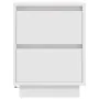 Mesilla de noche con luces LED blanca 38x34x50 cm by , Nightstands - Ref: Foro24-861283, Price: 57,67 €, Discount: %