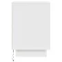 Mesilla de noche con luces LED blanca 38x34x50 cm by , Nightstands - Ref: Foro24-861283, Price: 57,67 €, Discount: %