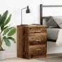 Mesita de noche madera contrachapada madera vieja 38x35x55 cm by , Nightstands - Ref: Foro24-861124, Price: 55,12 €, Discount: %